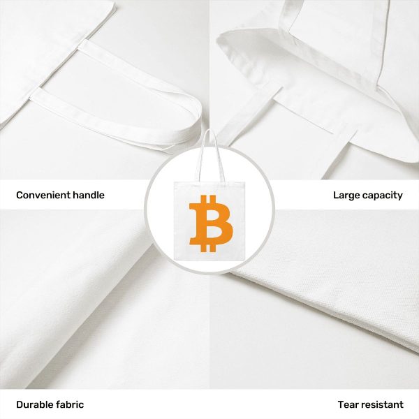 Bitcoin Canvas Tote Bag (Made in USA) - Image 3