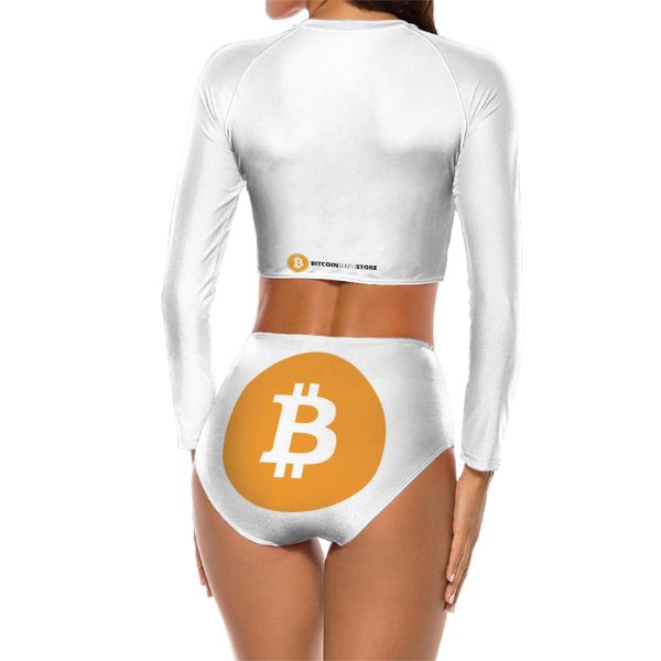 Women's Long Sleeve Two Piece Swimsuit - Image 4