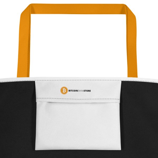 Bitcoin Print Large Tote Bag - Image 3
