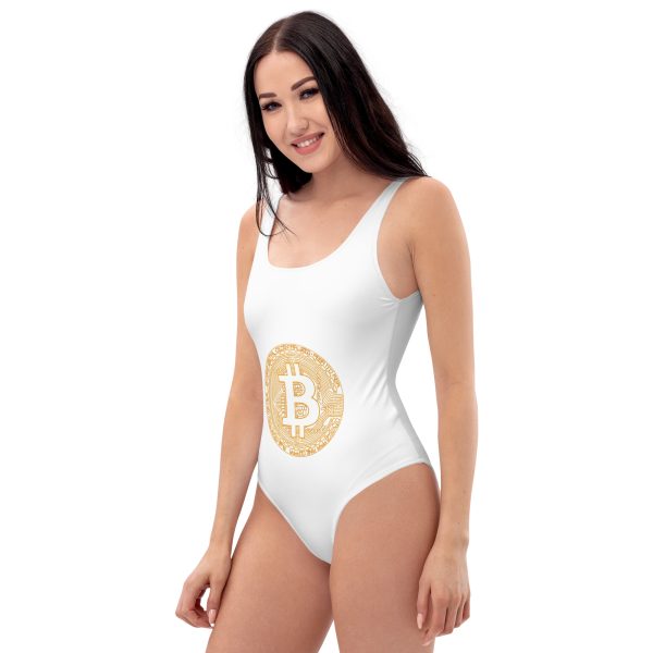 Bitcoin One-Piece Swimsuit - Image 3