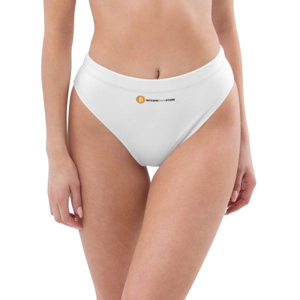 High-waisted bikini bottom