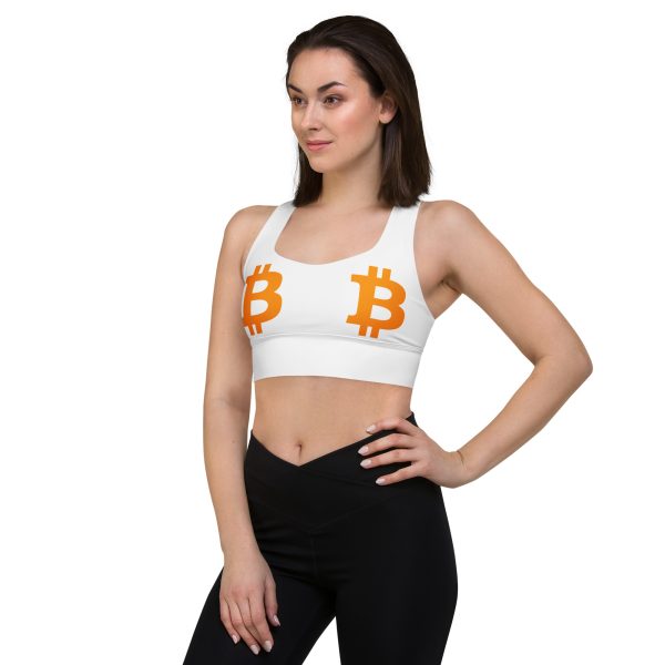 Bitcoin Longline Sports Bra - Image 2
