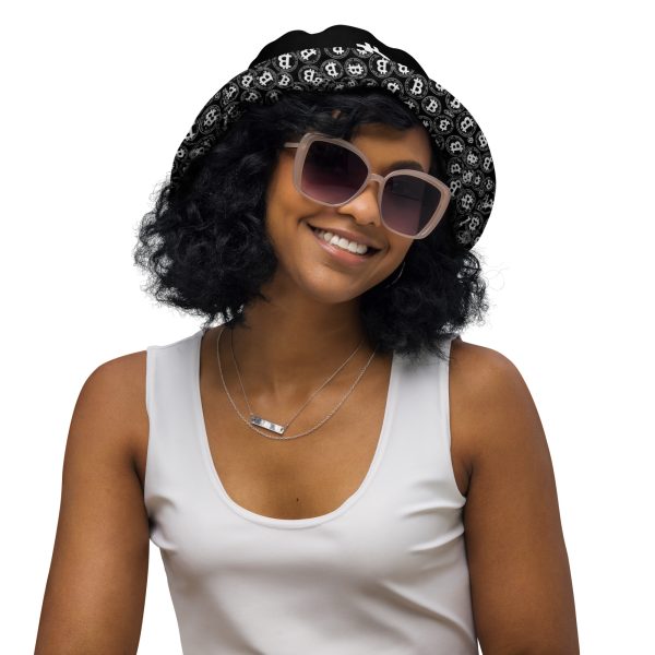 Reversible BW Bitcoin bucket hat - Image 7