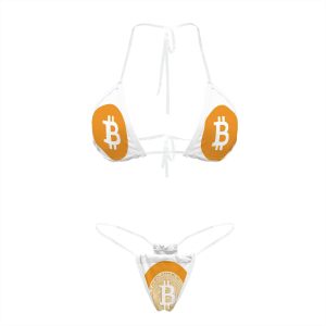 Bikini with Transparent Straps