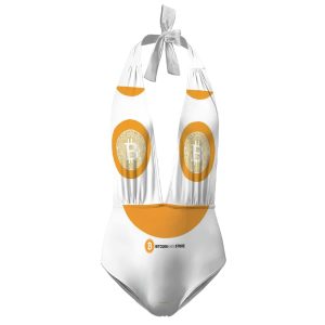 Deep V One Piece Swimsuit Women