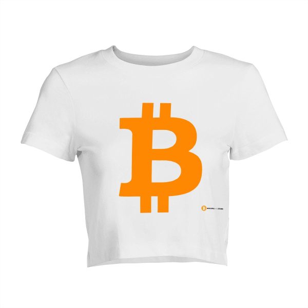 Short-Sleeve Bitcoin Crop Tops for Women (Made in USA) - Image 4