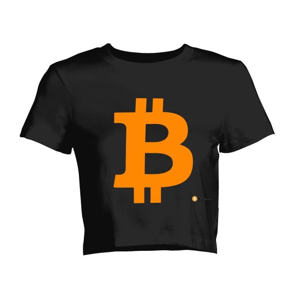 Short-Sleeve Bitcoin Crop Tops for Women (Made in USA) - Image 8