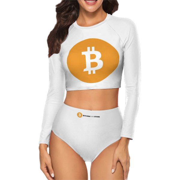 Women's Long Sleeve Two Piece Swimsuit