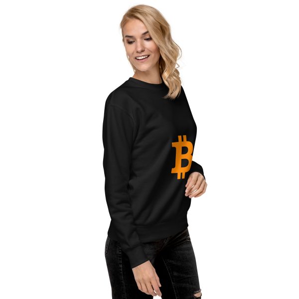 Bitcoin Unisex Premium Sweatshirt - Image 4